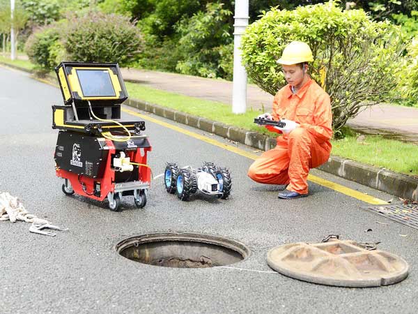 盘县管道机器人检测
